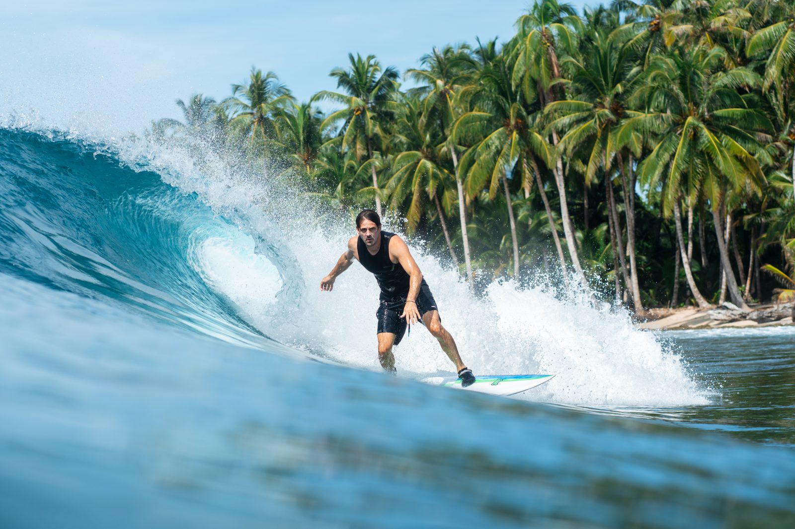 George surfing